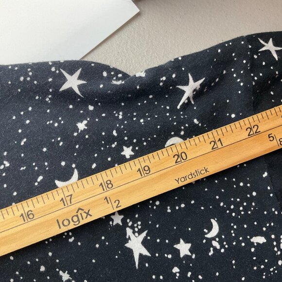 Motel Small T-Shirt All Over Print Black Moon Stars Oversized Goth Grunge Fairy - Picture 6 of 11